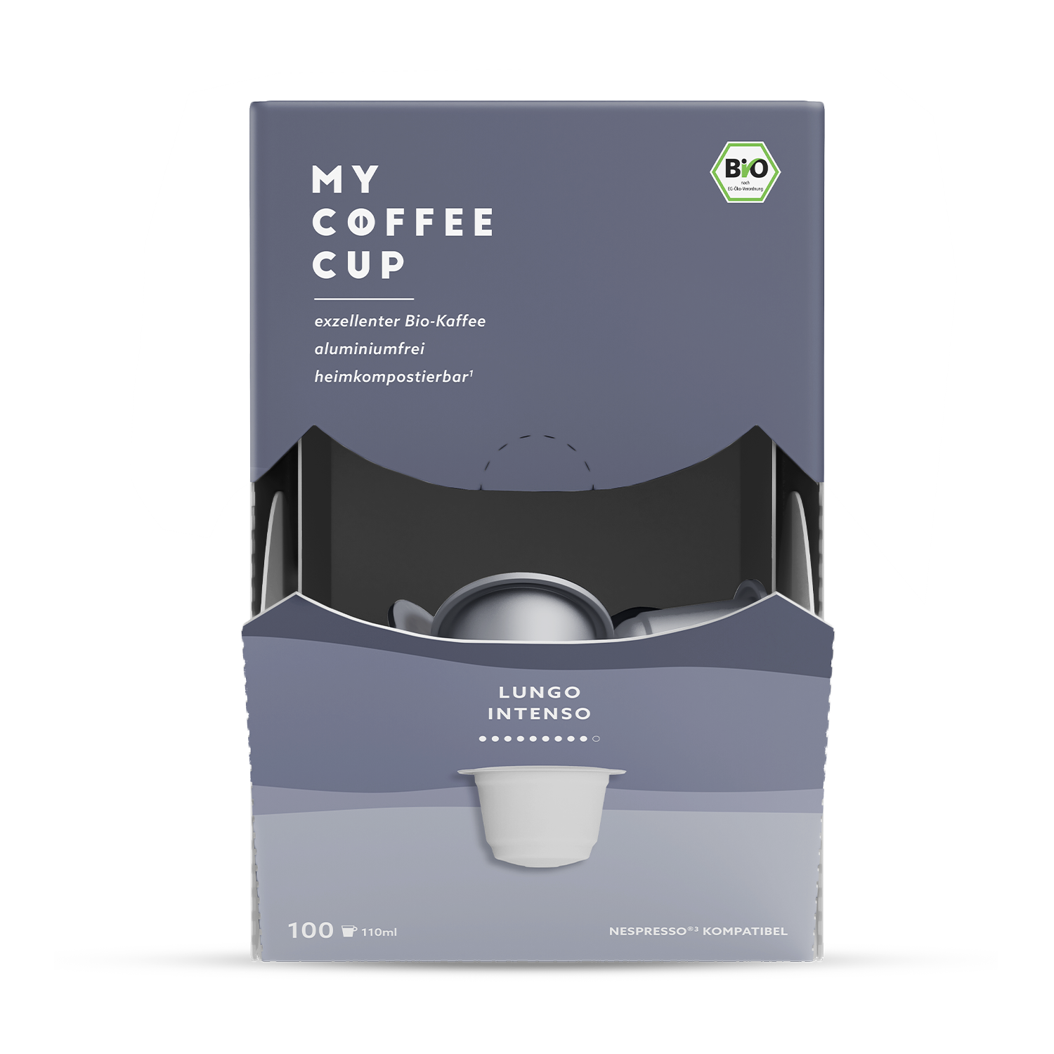 Bio Lungo Intenso Nespresso Compatible Compostable Coffee Capsules